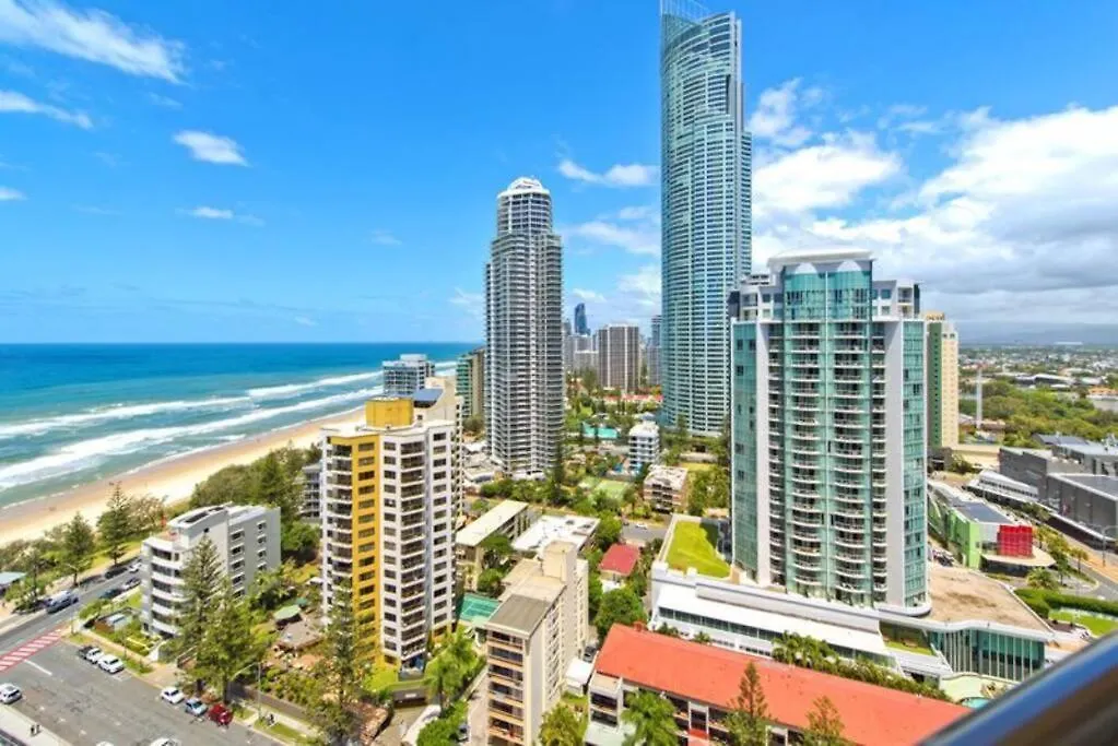 公寓 Surfers Paradise Absolute Beachfront With Views, High Level 1Br Apt - Ideal For Couples Or 2 Ppl Travelling Together 黄金海岸 澳大利亚